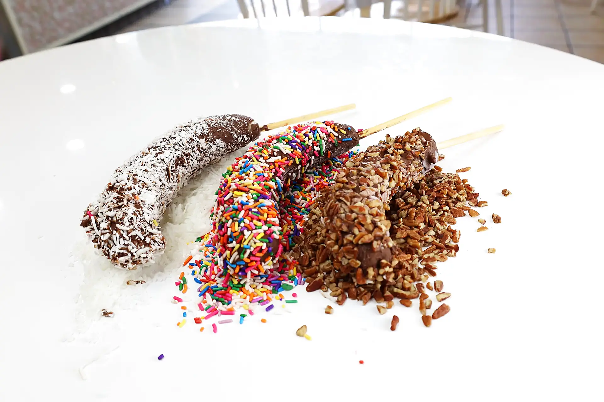 Chocobananas y paletas
