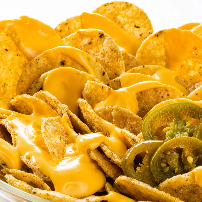 Nachos con queso